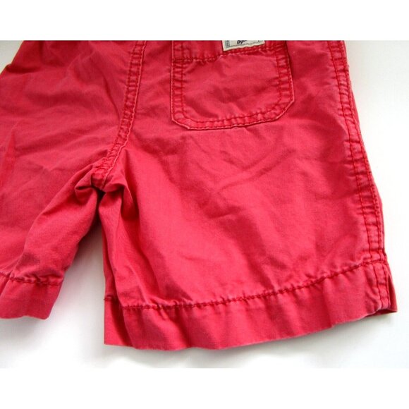 Genuine Oshkosh B'Gosh Boys 3T Red 100% Cotton Shorts - Pockets & Drawstring - Picture 12 of 13